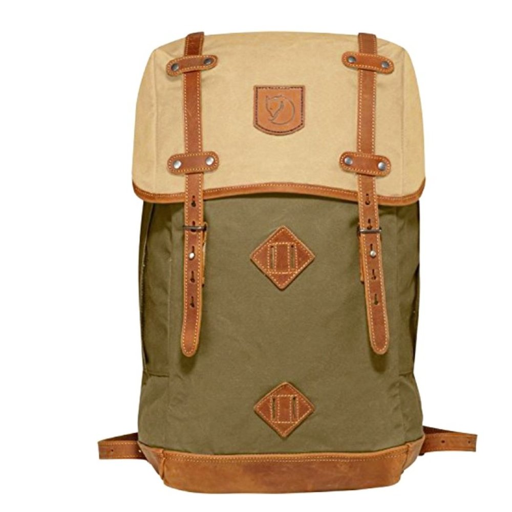 Fjallraven - Rucksack No. 21 Large Backpack, Fits 17" Laptops, Khaki-Sandc